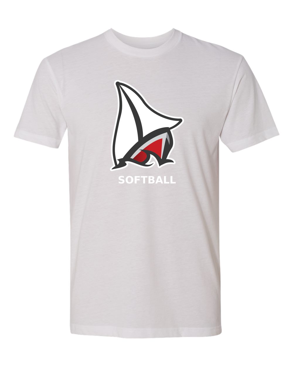 Detroit Lakes Softball - White T-Shirt - Full Front