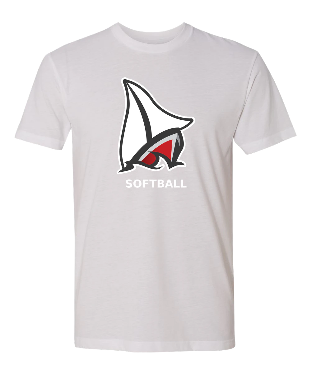 Detroit Lakes Softball - White T-Shirt - Full Front