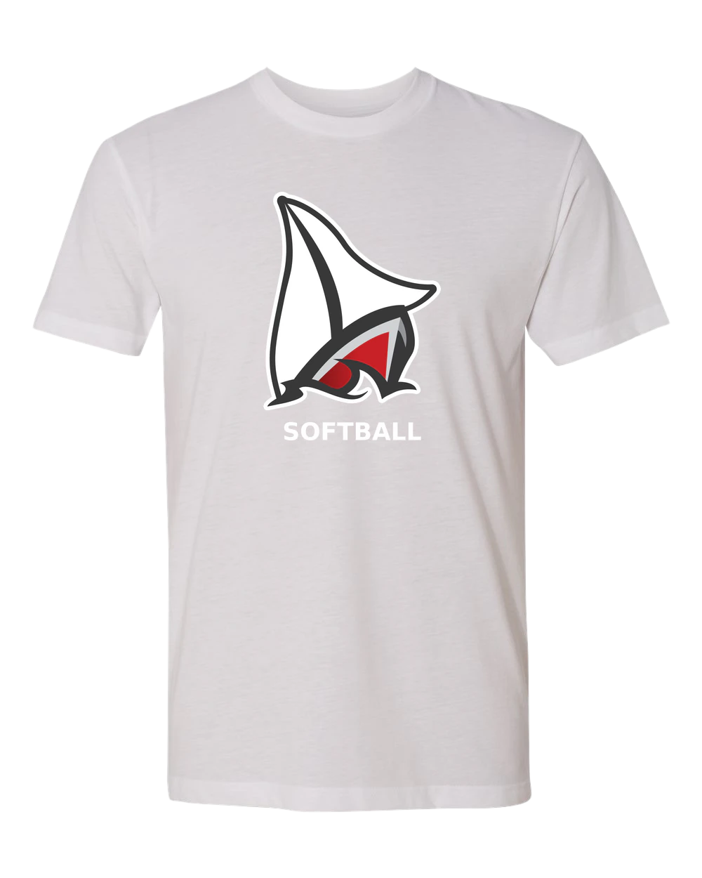 Detroit Lakes Softball - White T-Shirt - Full Front