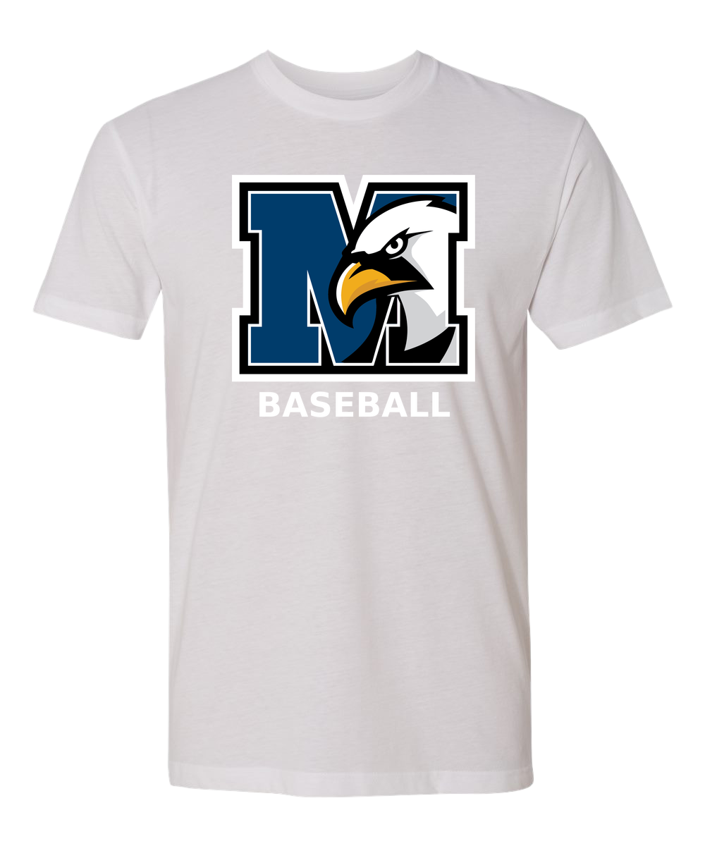 New York Mills Baseball - White T-Shirt - Full Front
