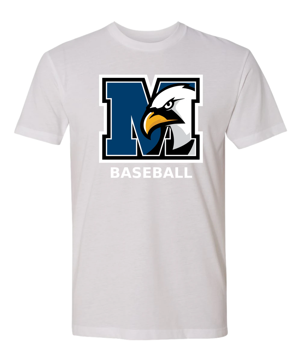 New York Mills Baseball - White T-Shirt - Full Front