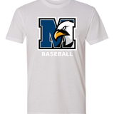 New York Mills Baseball - White T-Shirt - Full Front
