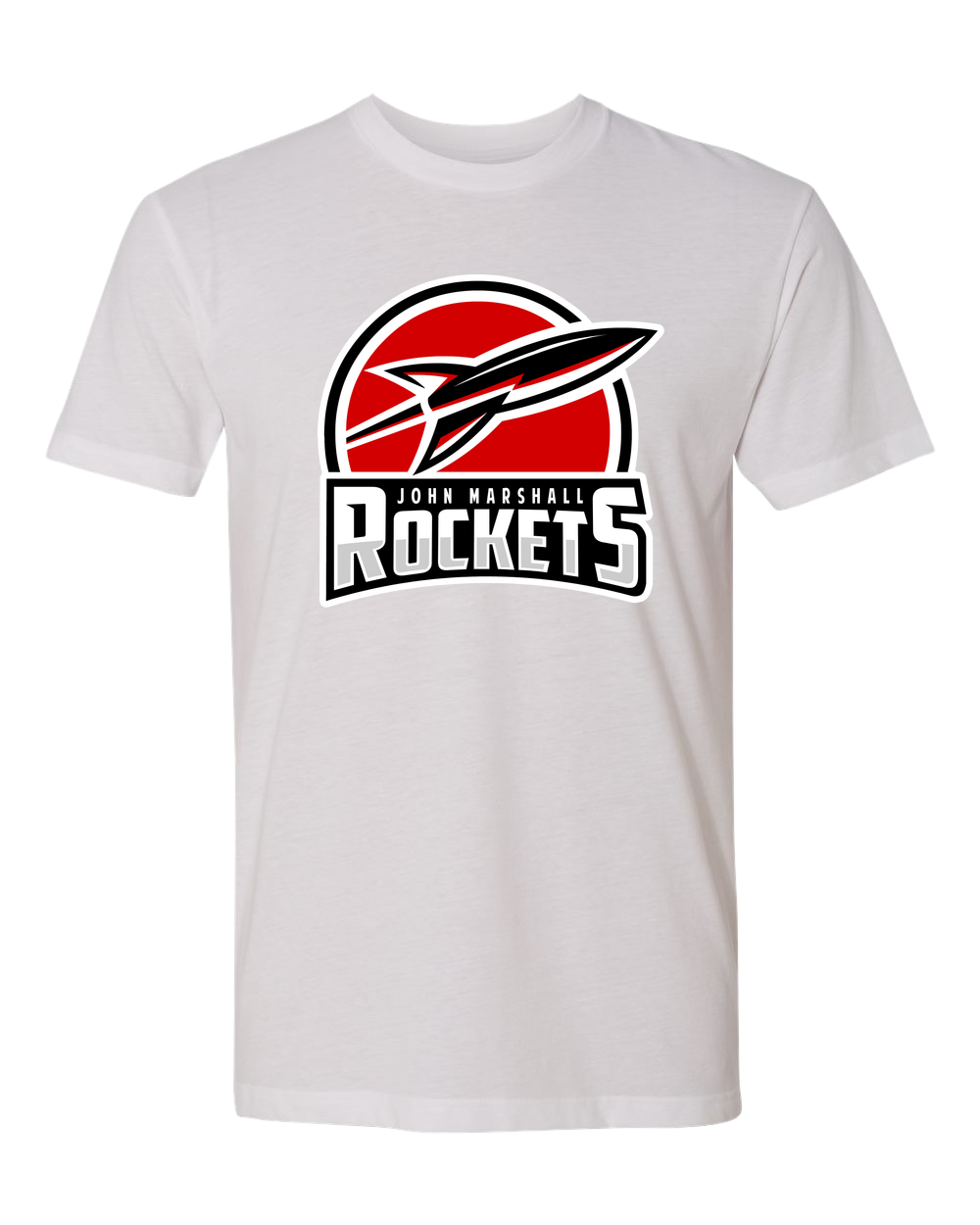 John Marshall Softball - White T-Shirt - Full Front