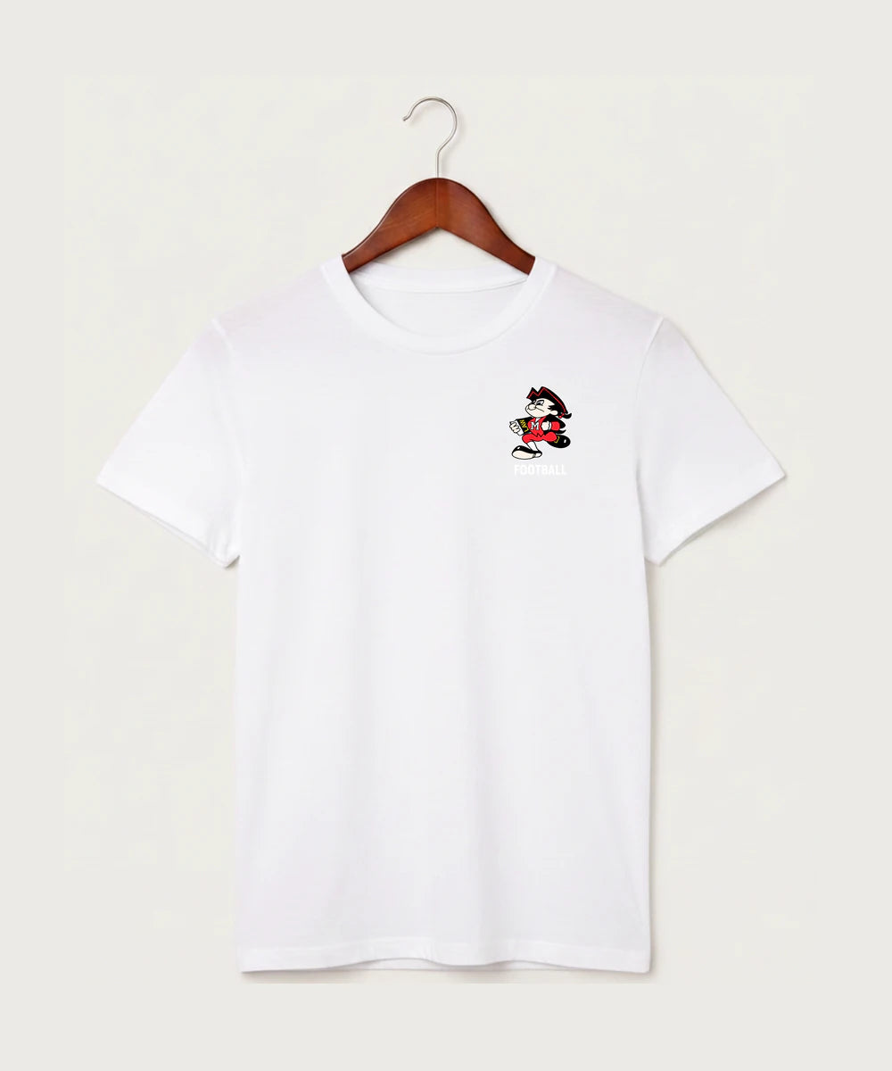 John Marshall High School Basketball (Boys) - White T-Shirt - Left Chest