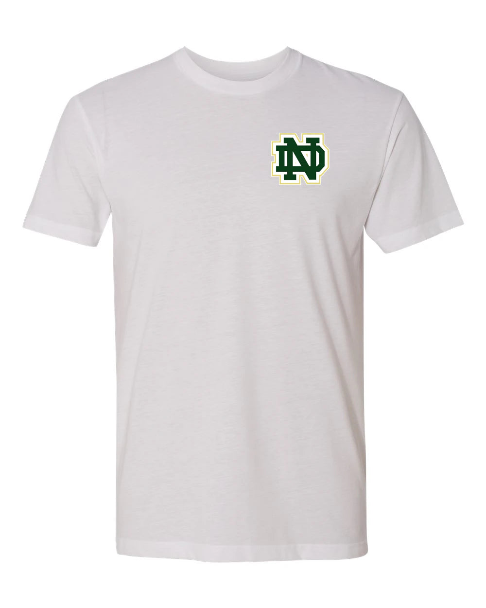 Notre Dame Hockey - White T-Shirt - Left Chest