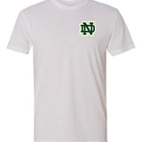 Notre Dame Hockey - White T-Shirt - Left Chest