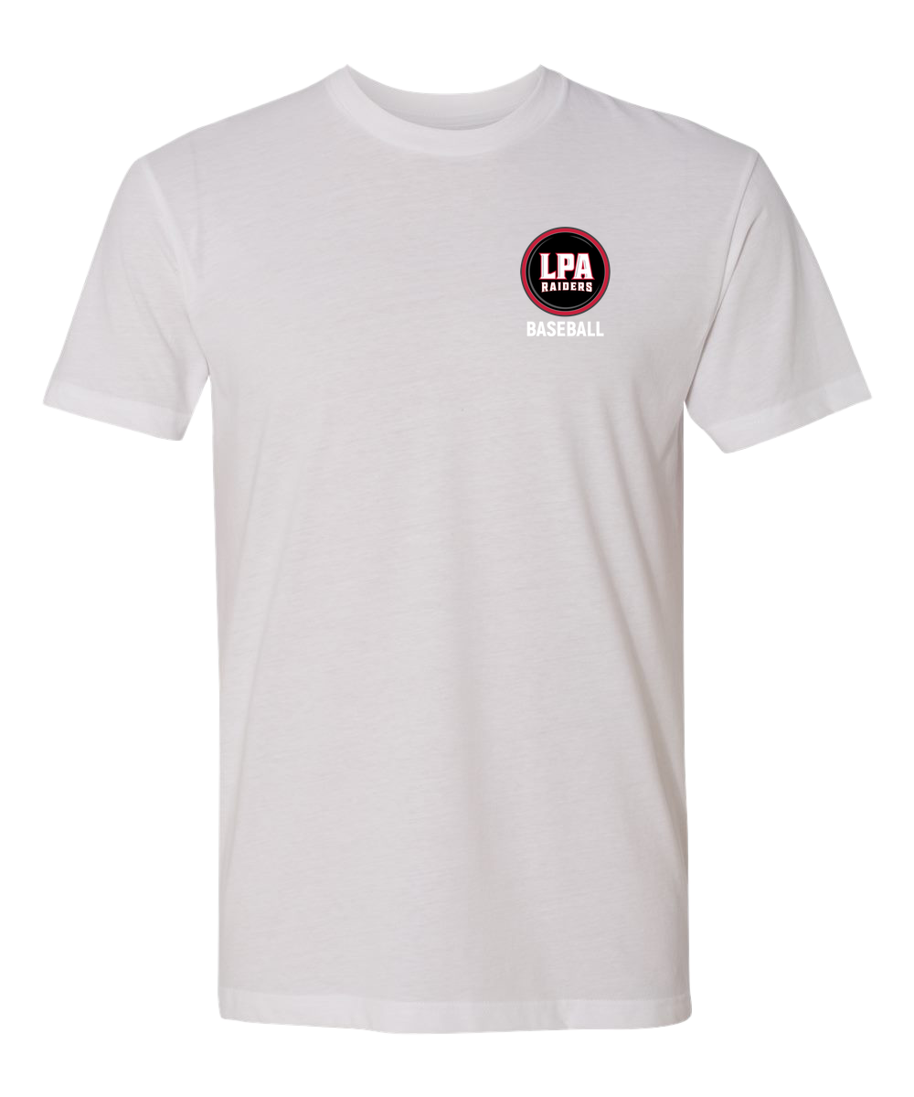 LPA BASEBALL - White T-Shirt - Left Chest