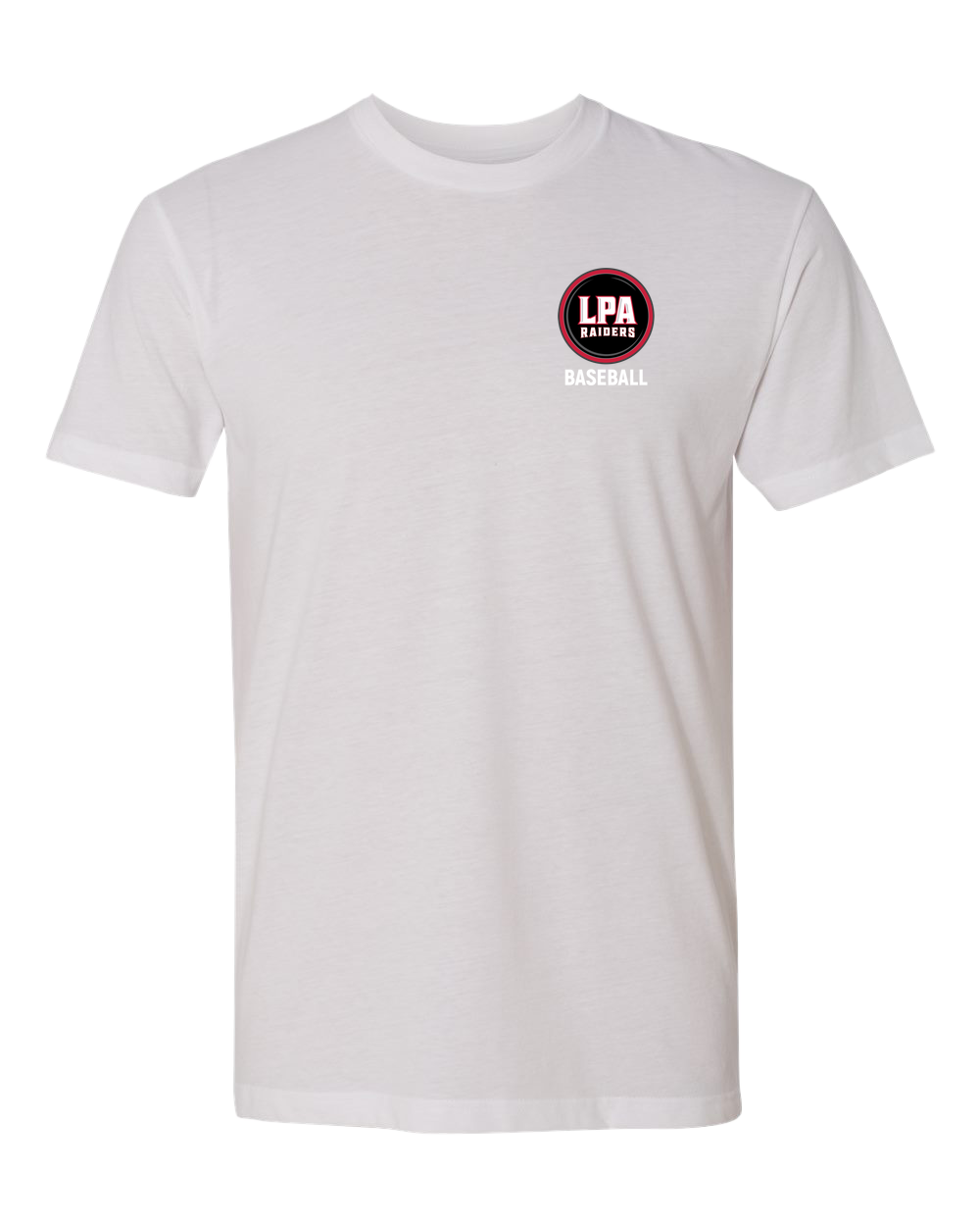 LPA BASEBALL - White T-Shirt - Left Chest