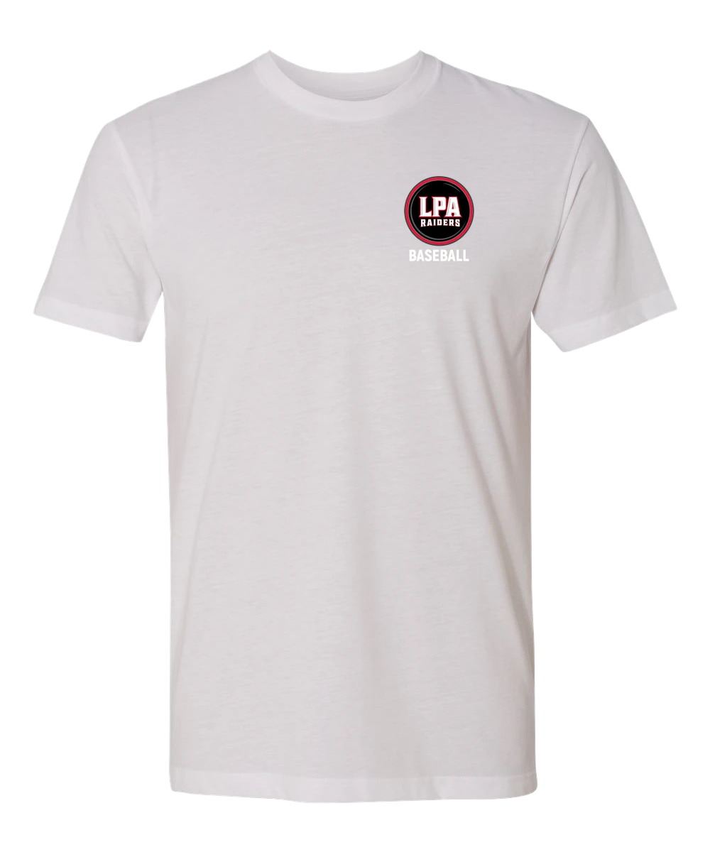 LPA BASEBALL - White T-Shirt - Left Chest