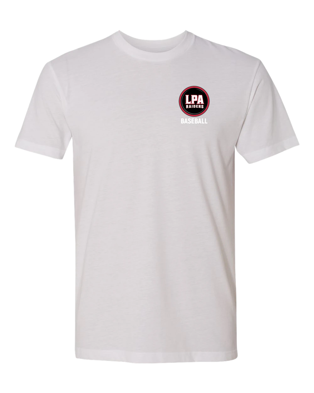 LPA BASEBALL - White T-Shirt - Left Chest