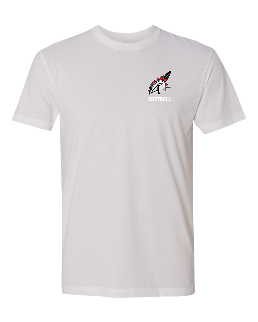 Aitkin Softball - White T-Shirt - Left Chest