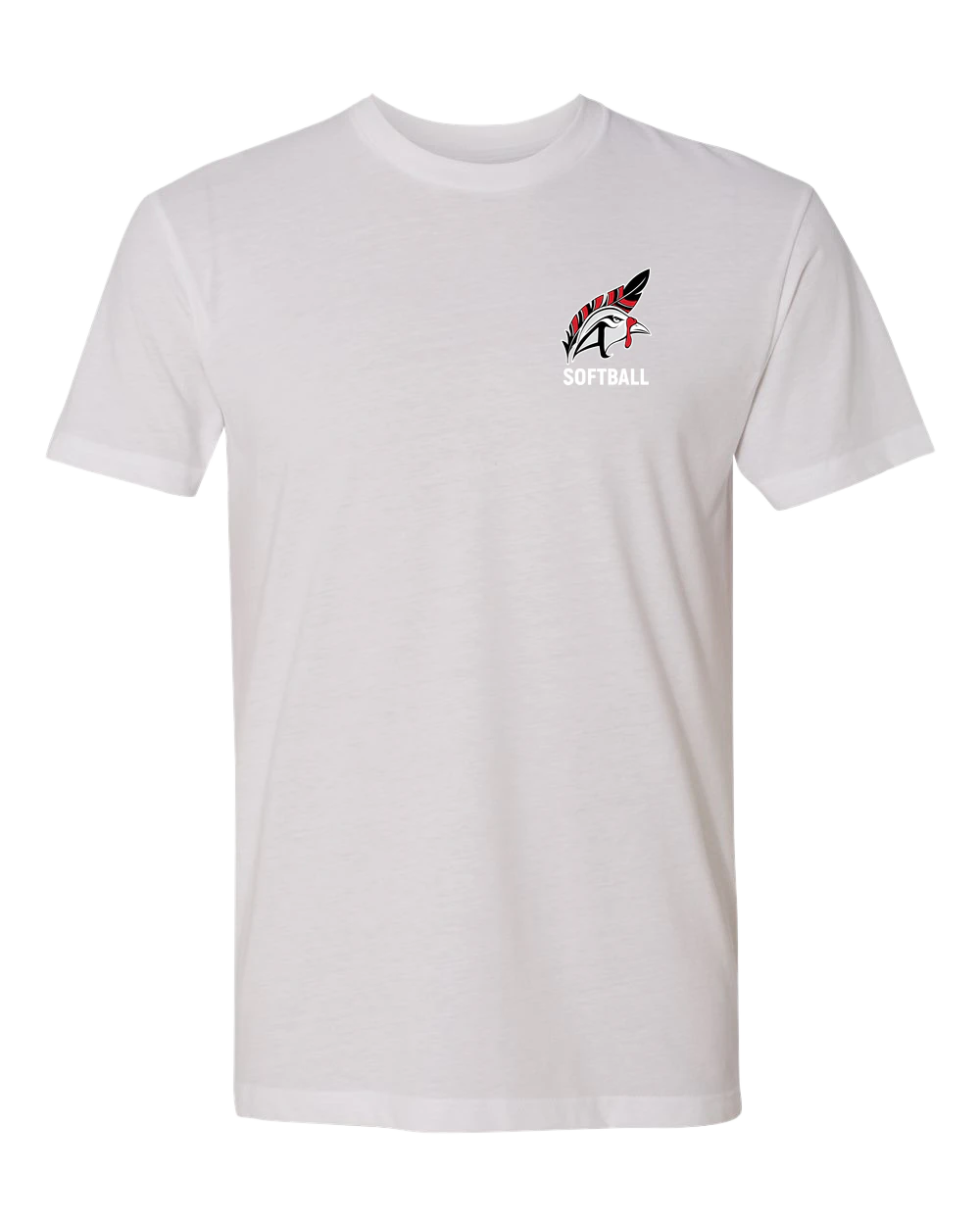 Aitkin Softball - White T-Shirt - Left Chest