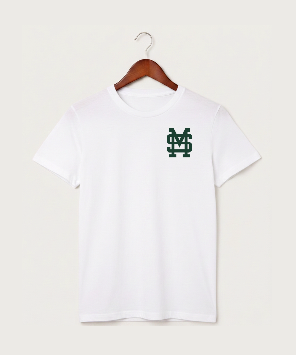 Sleepy Eye St. Mary's High School Athletics Coed - White T-Shirt - Left Chest