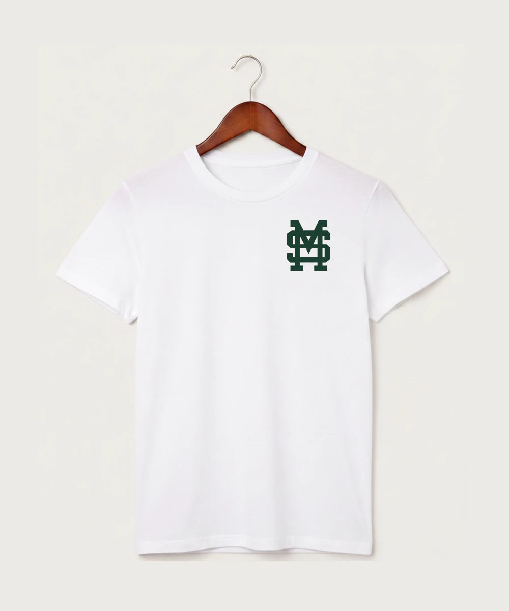 Sleepy Eye St. Mary's High School Athletics Coed - White T-Shirt - Left Chest