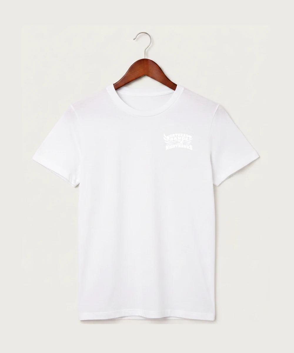 Northeast Range High School Volleyball (Girls) - White T-Shirt - Left Chest