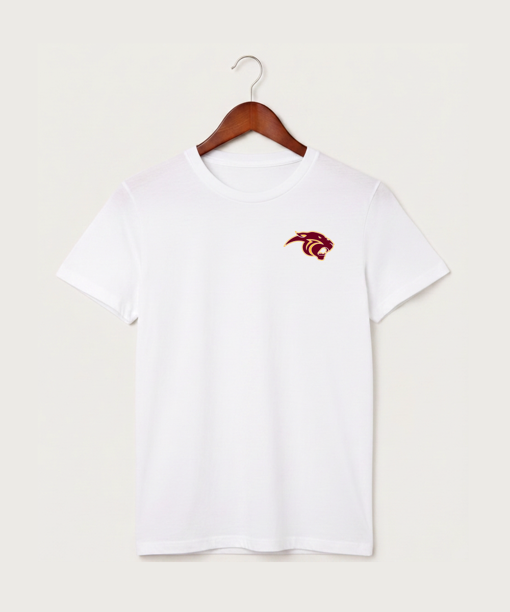 Pine Island High School Football (Boys) - White T-Shirt - Left Chest