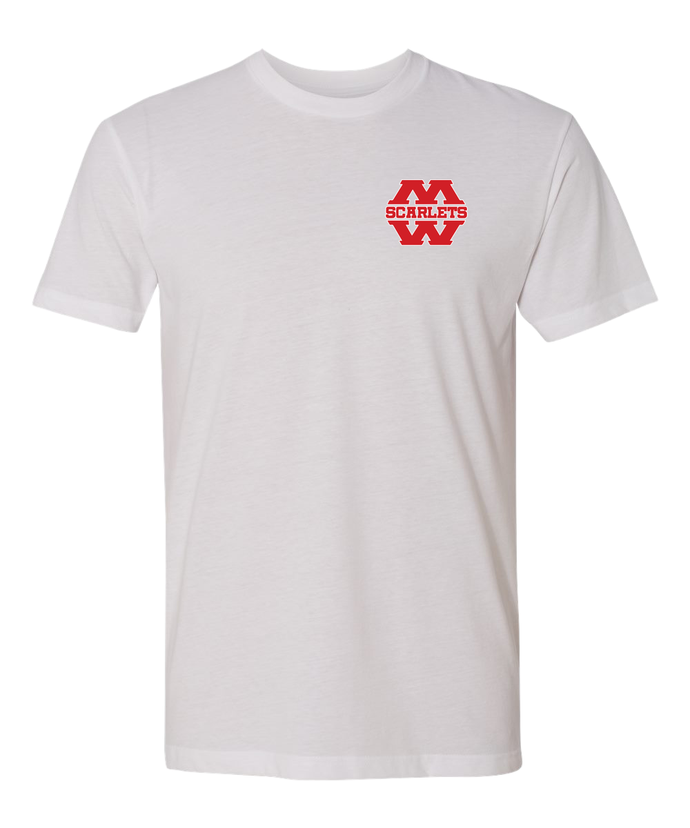 Mankato West Track - White T-Shirt - Left Chest