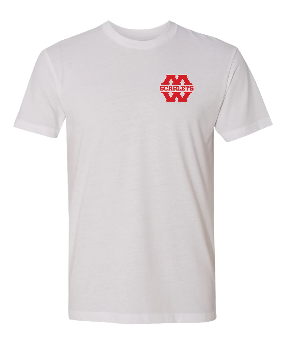 Mankato West Track - White T-Shirt - Left Chest