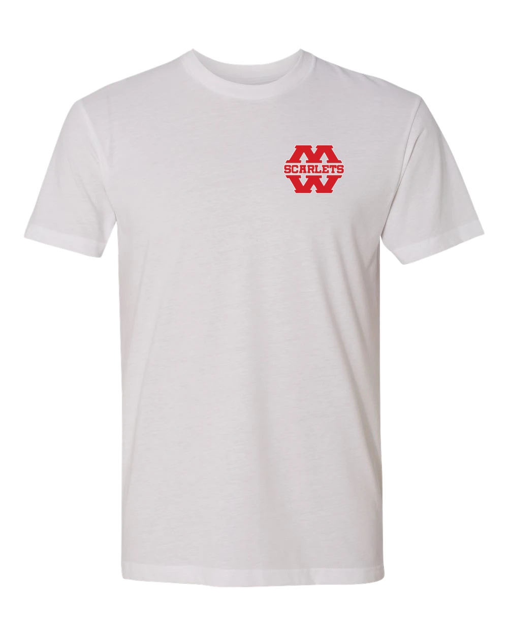 Mankato West Track - White T-Shirt - Left Chest