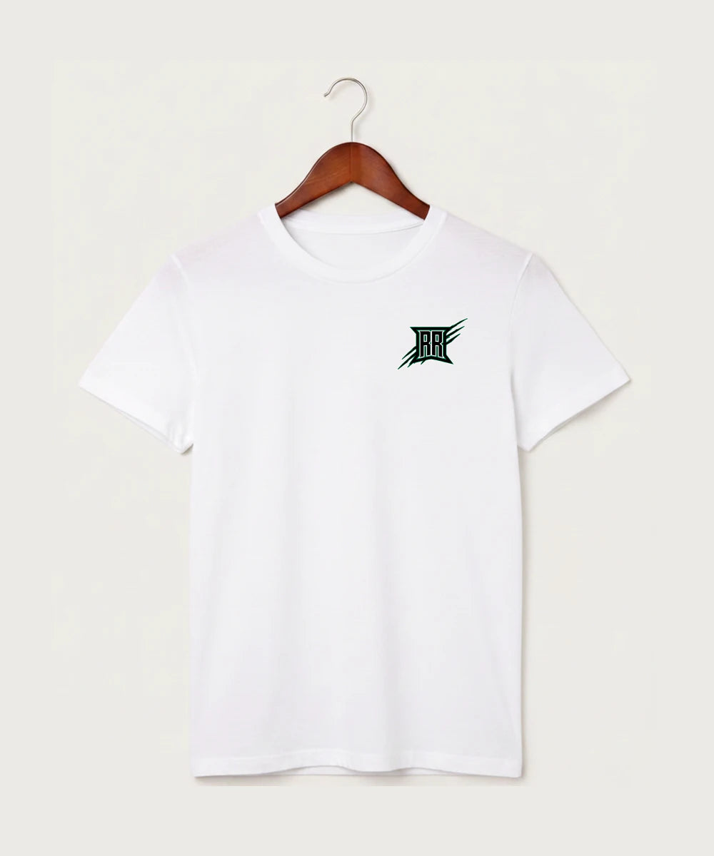 Rock Ridge High School Football (Boys) - White T-Shirt - Left Chest