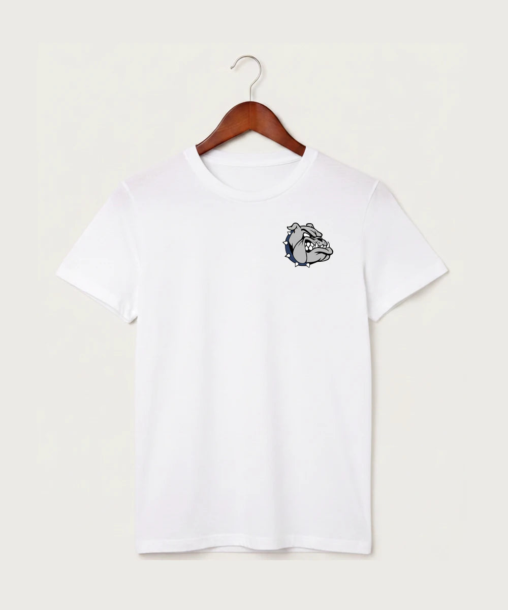 Sargent County High School Football (Boys) - White T-Shirt - Left Chest