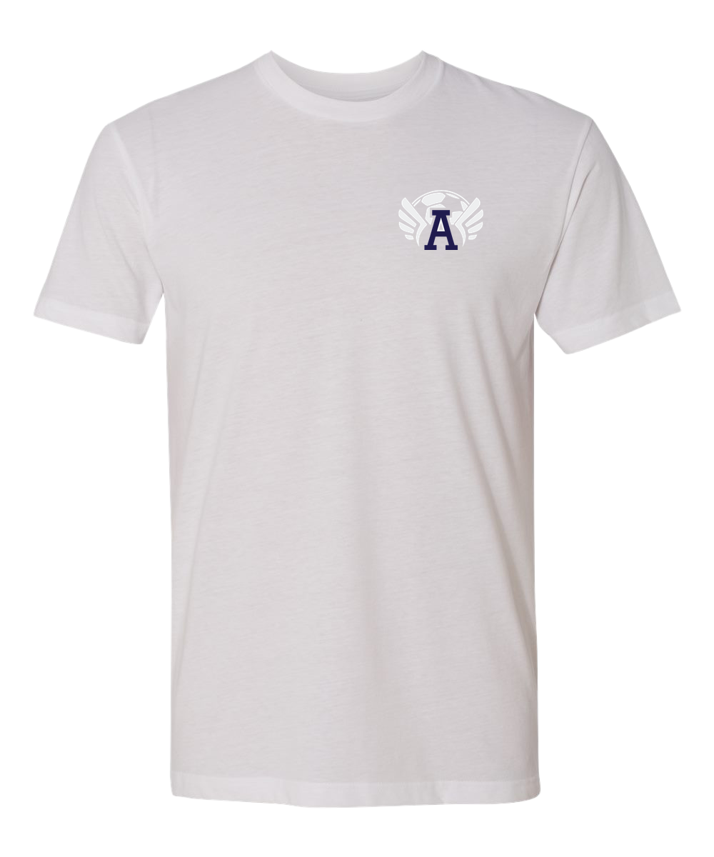 Abingdon Soccer - White T-Shirt - Left Chest
