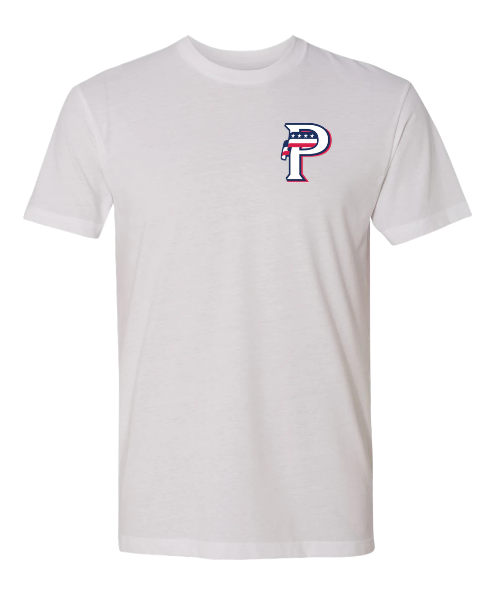 USA BASEBALL - White T-Shirt - Left Chest