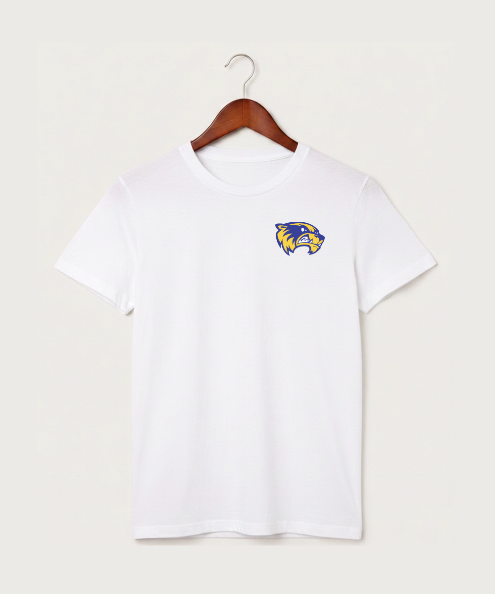 Wadena Deer Creek High School Football (Boys) - White T-Shirt - Left Chest