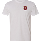 Denfeld Baseball - White T-Shirt - Left Chest