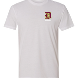 Denfeld Baseball - White T-Shirt - Left Chest