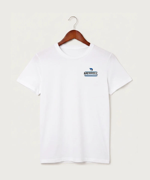 Merrill Dance and Cheer - White T-Shirt - Left Chest