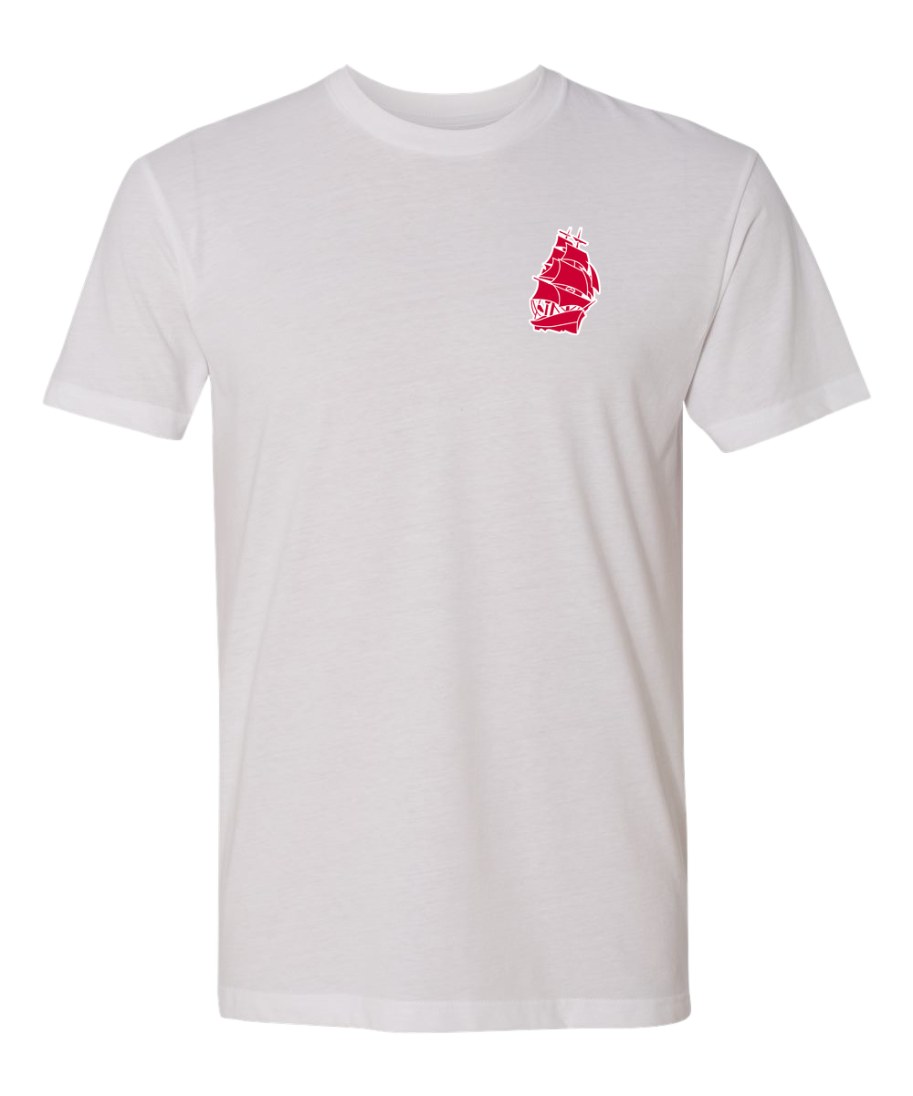 Amboy Softball - White T-Shirt - Left Chest