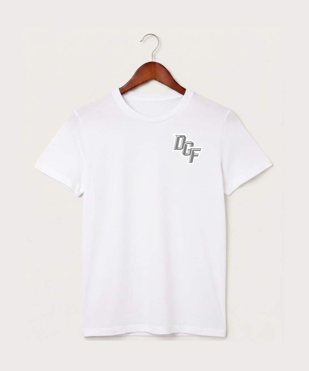 DGF High School Football (Boys) - White T-Shirt - Left Chest