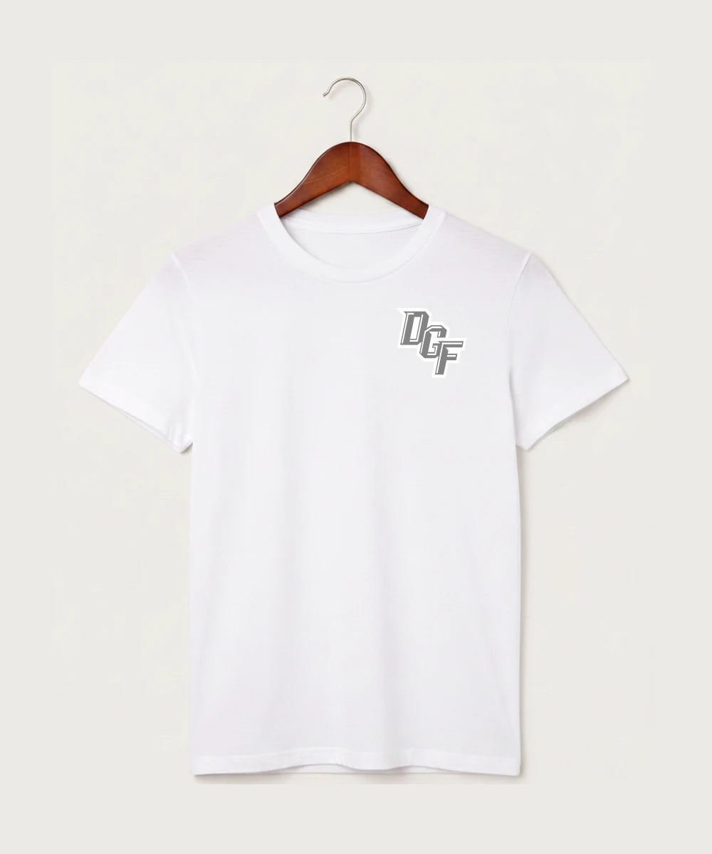 DGF High School Football (Boys) - White T-Shirt - Left Chest