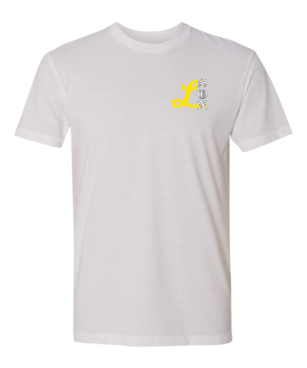 Lamberton LongSox Baseball - White T-Shirt - Left Chest