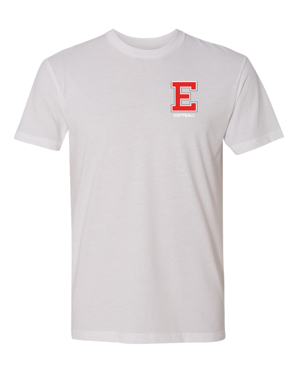 Duluth East Softball - White T-Shirt - Left Chest