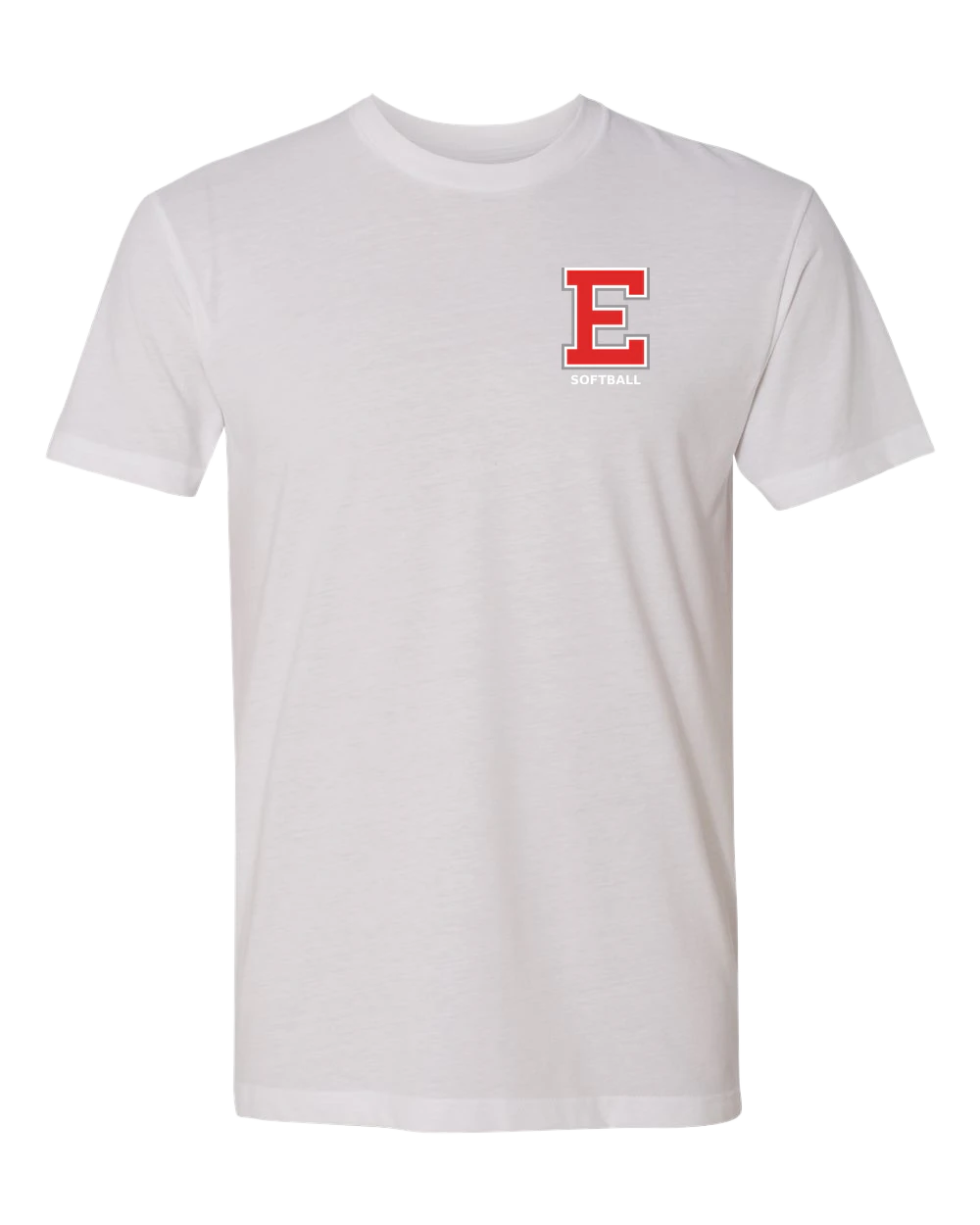 Duluth East Softball - White T-Shirt - Left Chest