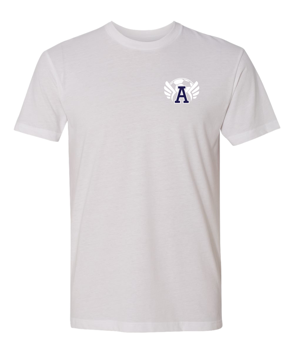 Abingdon Soccer - White T-Shirt - Left Chest