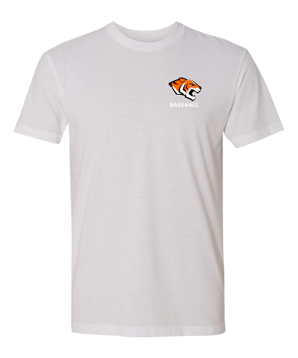 Morris Baseball Association - White T-Shirt - Left Chest