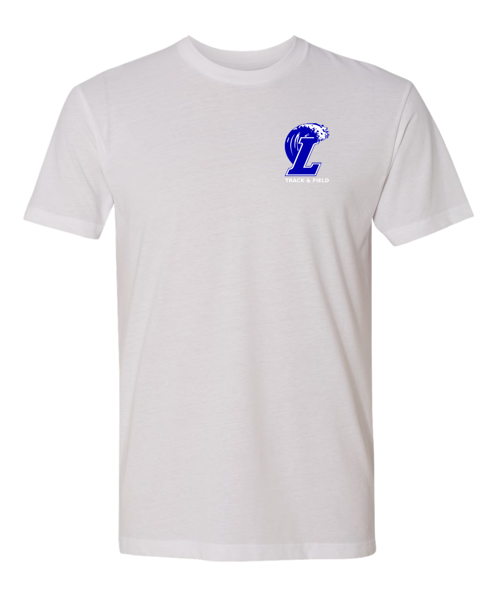 Lakeview Track - White T-Shirt - Left Chest