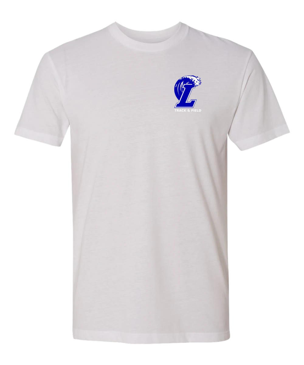Lakeview Track - White T-Shirt - Left Chest
