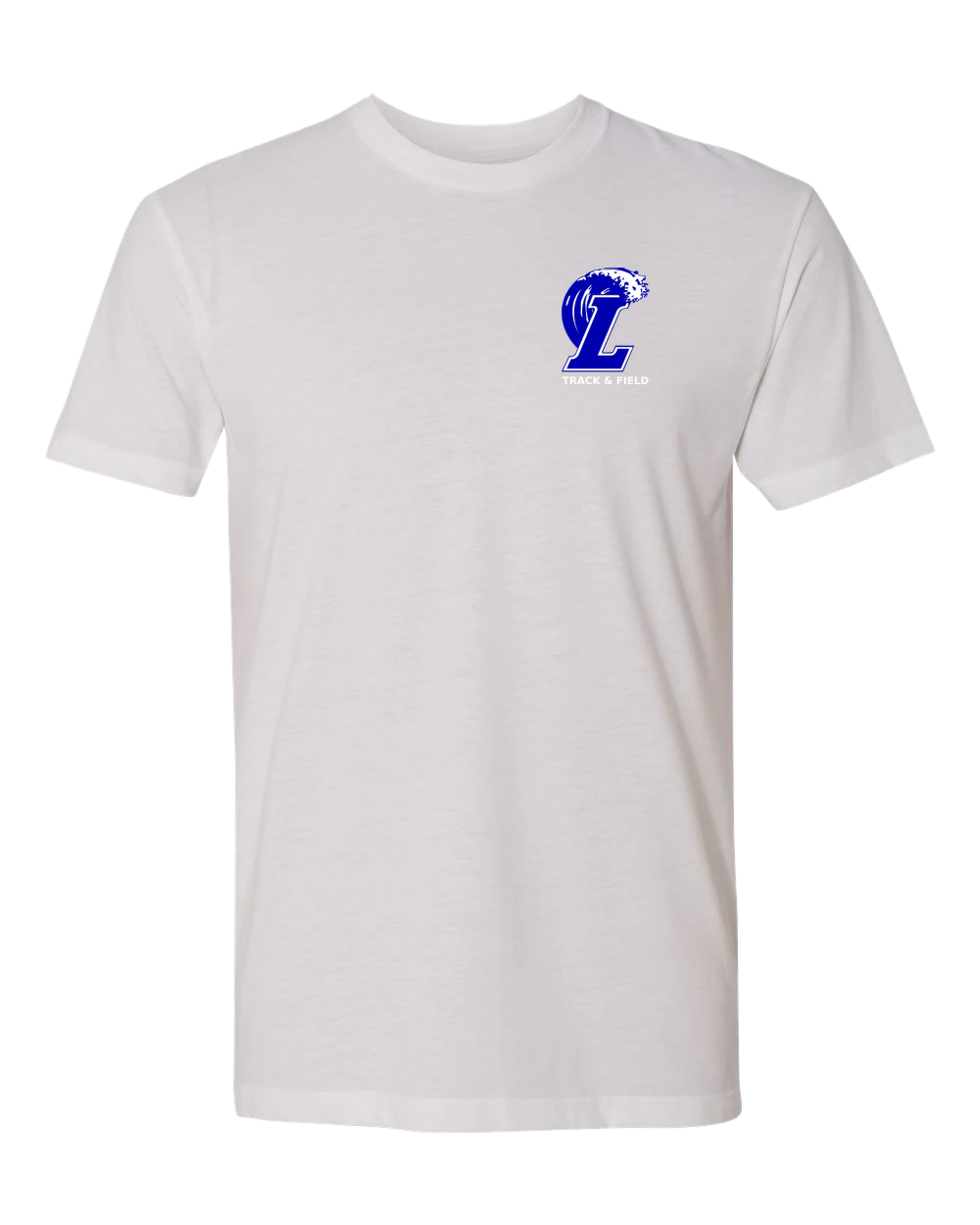 Lakeview Track - White T-Shirt - Left Chest