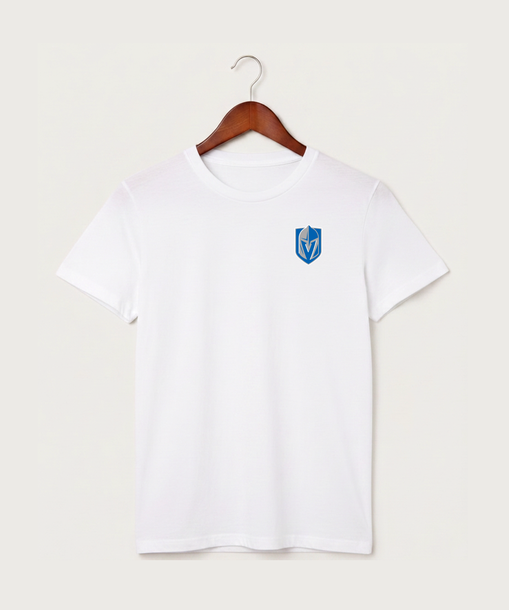 Lake Crystal-Welcome-Memorial High School Football (Boys) - White T-Shirt - Left Chest