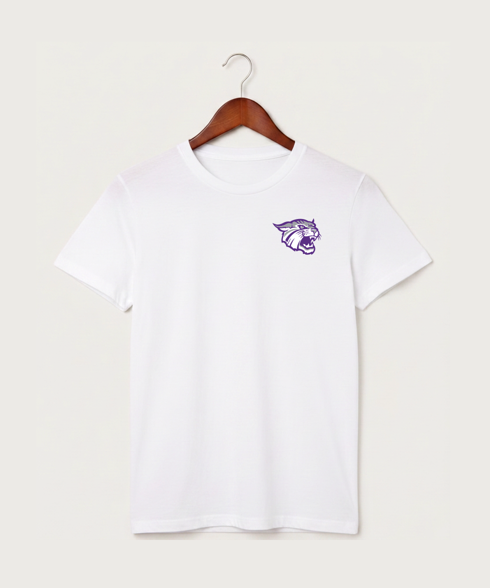 Goodhue High School Volleyball (Girls) - White T-Shirt - Left Chest