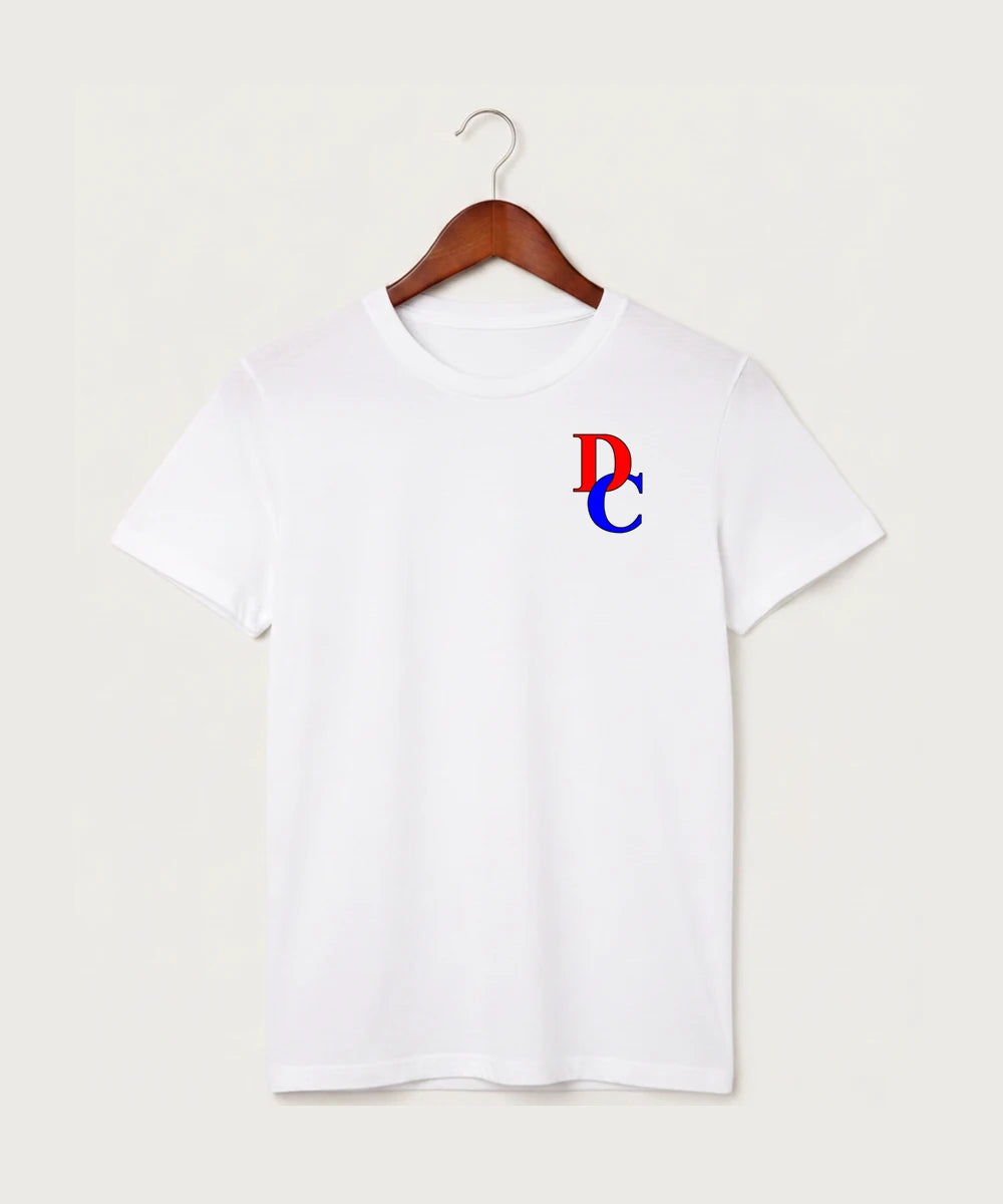 Davenport Central High School Volleyball (Girls) - White T-Shirt - Left Chest