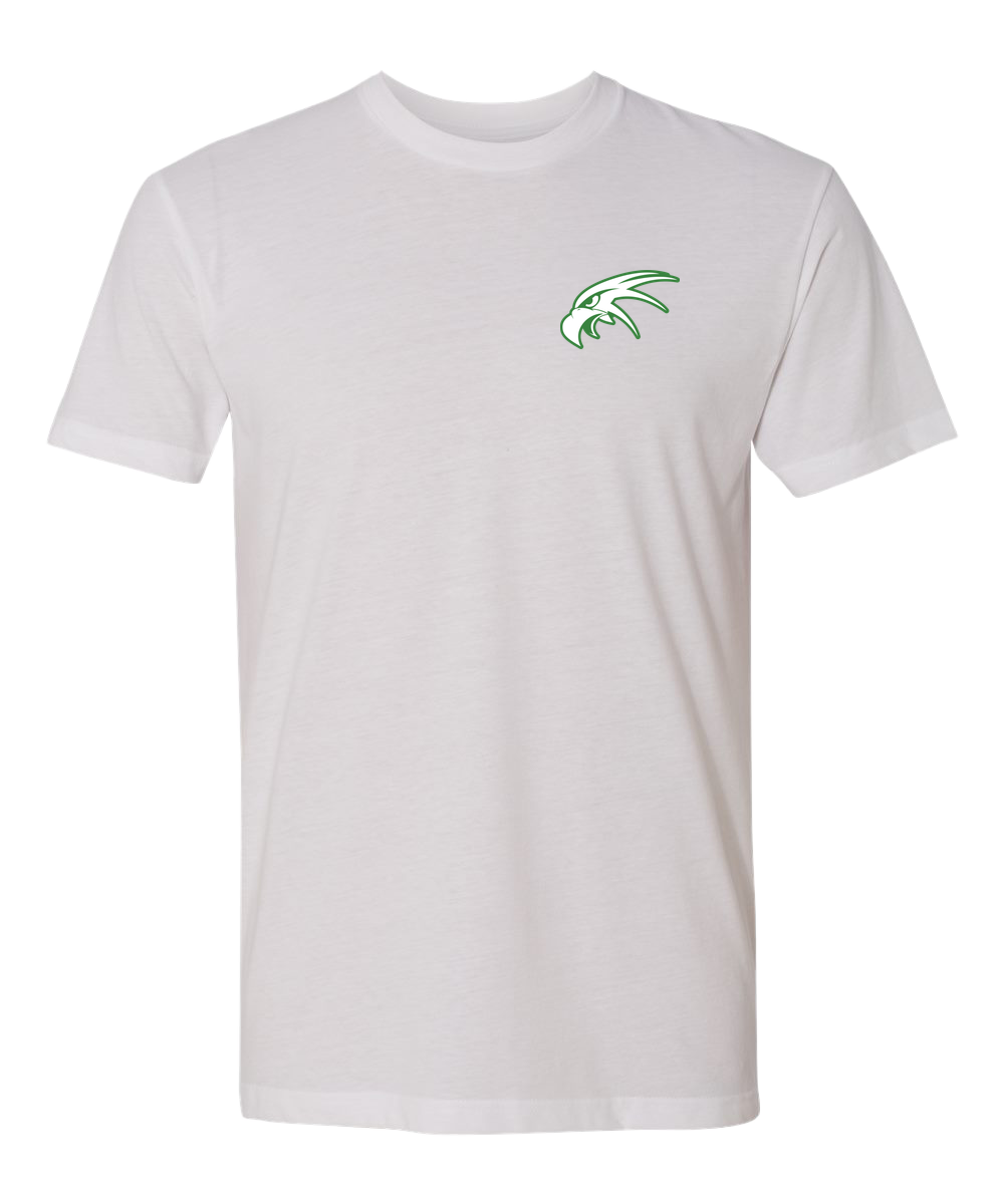 Maple River High School Baseball - White T-Shirt - Left Chest