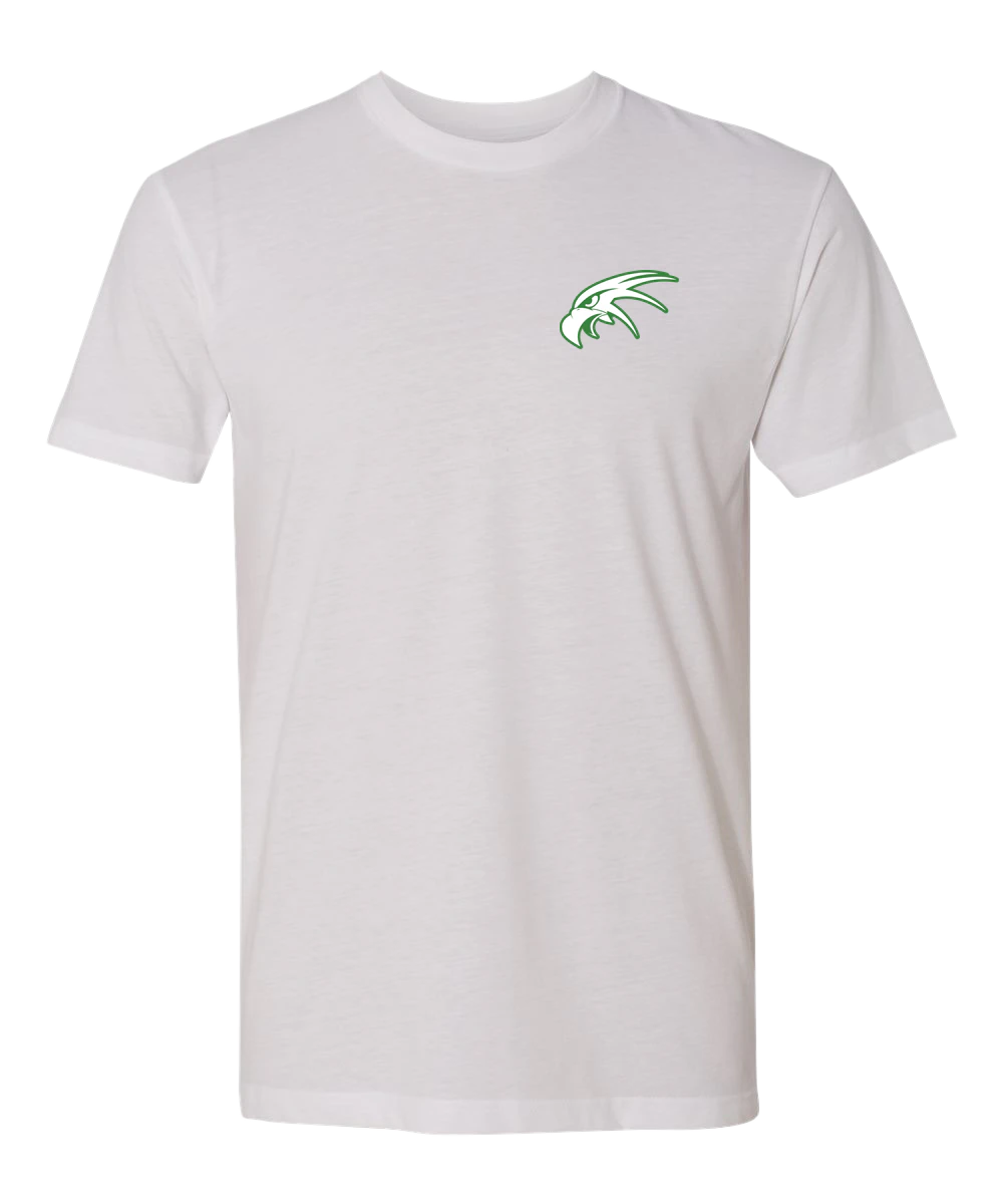 Maple River High School Baseball - White T-Shirt - Left Chest