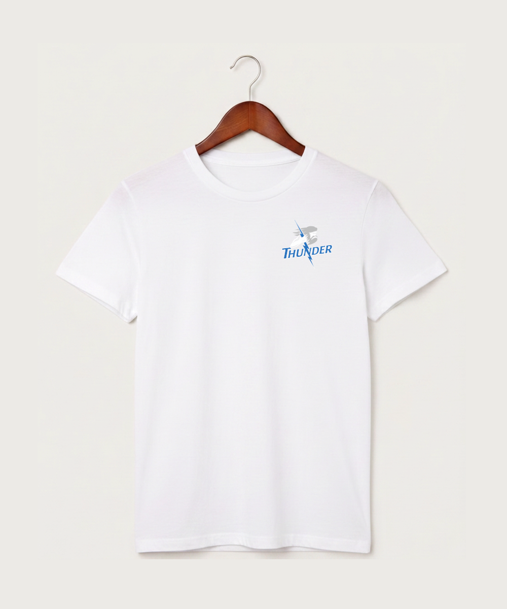 Long Prairie Grey Eagle High School Volleyball (Girls) - White T-Shirt - Left Chest