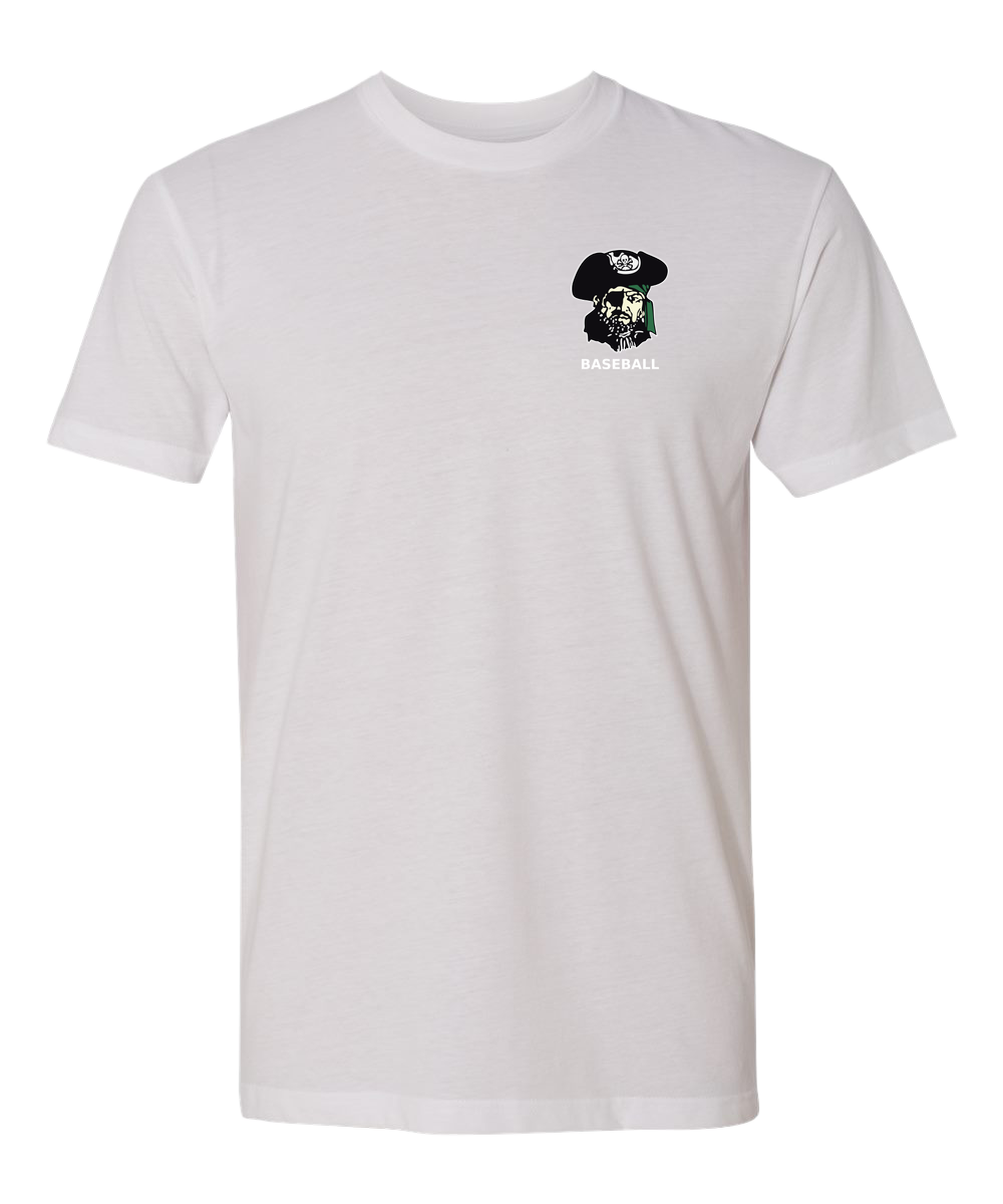 Waterville-Elysian-Morristown Baseball - White T-Shirt - Left Chest