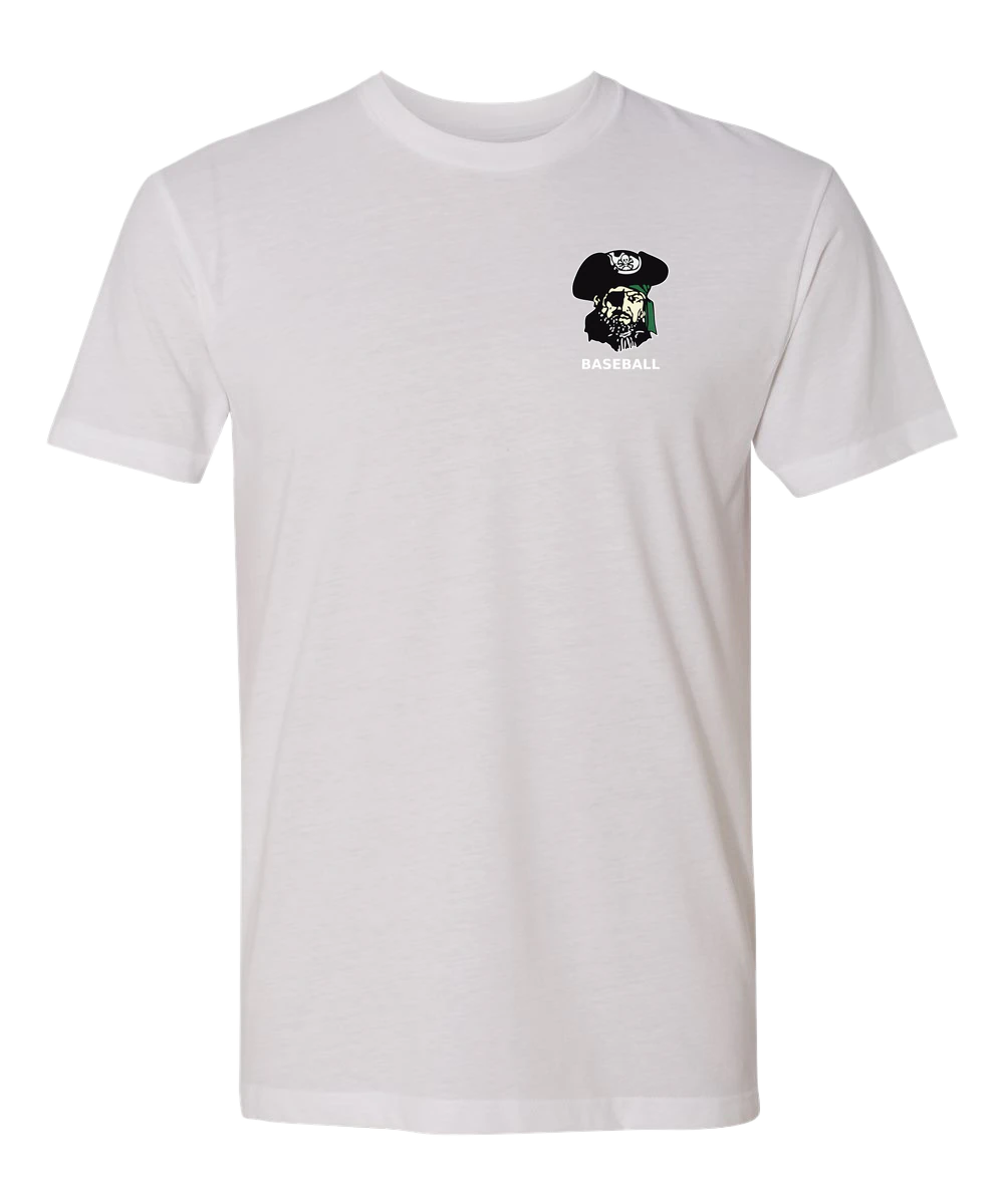 Waterville-Elysian-Morristown Baseball - White T-Shirt - Left Chest